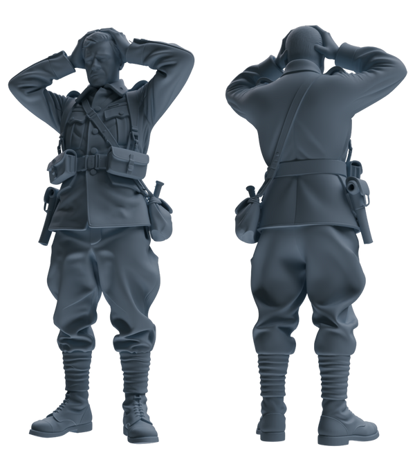 MRY-SFW SSTR197 Miniatures Soldier Model Kit Multi-Pose Soldier Modern Model 5 pcs