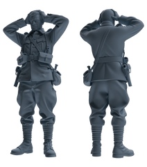 MRY-SFW SSTR197 Miniatures Soldier Model Kit Multi-Pose Soldier Modern Model 5 pcs
