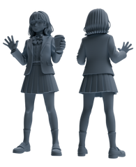 Detail view of MRY-SFW LYTR896 School Uniform Girl Modern Model 3 pcs Model