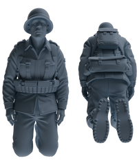 MRY-SFW SSTR208 Miniatures Soldier Model Kit Multi-Scenario Soldier Pose Modern Model 5 pcs