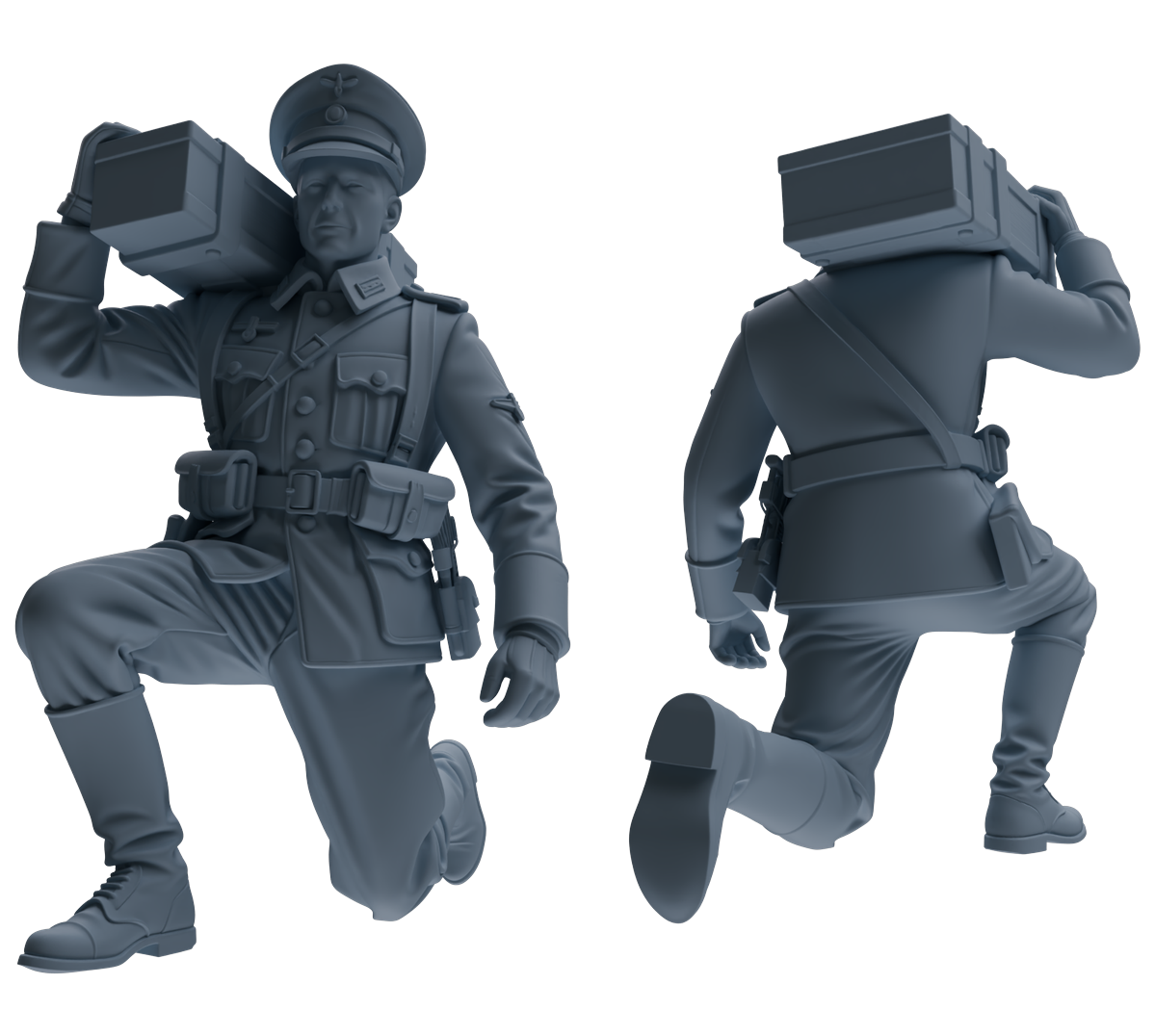 MRY-SFW SSTR199 Multi-Functional Combat Soldier Pose Modern Model 6 pcs