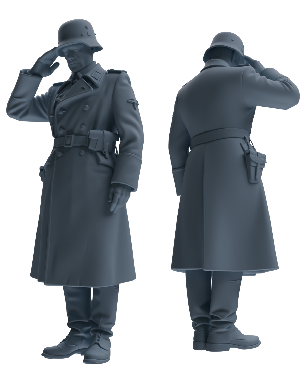 MRY-SFW SSTR205 Miniatures Soldier Model Kit Multi-Pose Modern & WWII Soldier Model 6 pcs