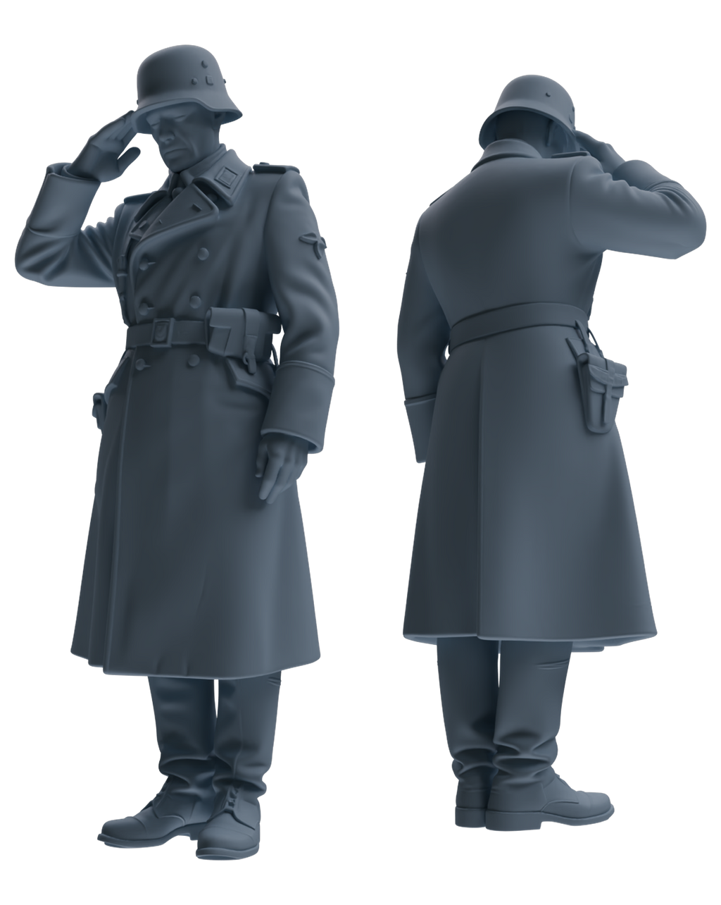 MRY-SFW SSTR205 Miniatures Soldier Model Kit Multi-Pose Modern & WWII Soldier Model 6 pcs
