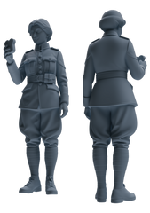 MRY-SFW SSTR200 Miniatures Soldier Model Kit Meal Time Soldier Pose Modern Model 3 pcs