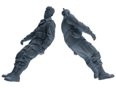 MRY-SFW SSTR198 Surrender Injured Soldier Pose Modern Model 4 pcs