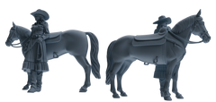 Detail view of MRY-SFW LYTR911 Cowgirl with Horse Modern Model 4 pcs Model