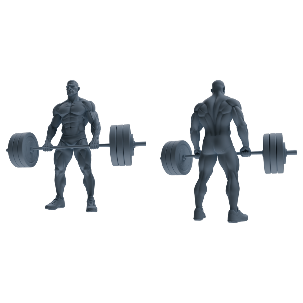Detail view of MRY-SFW LYTR798 Weightlifting Fitness Figure Modern Model 6 pcs Miniature Car Diorama Figures Scene Props Accessories Resin Model