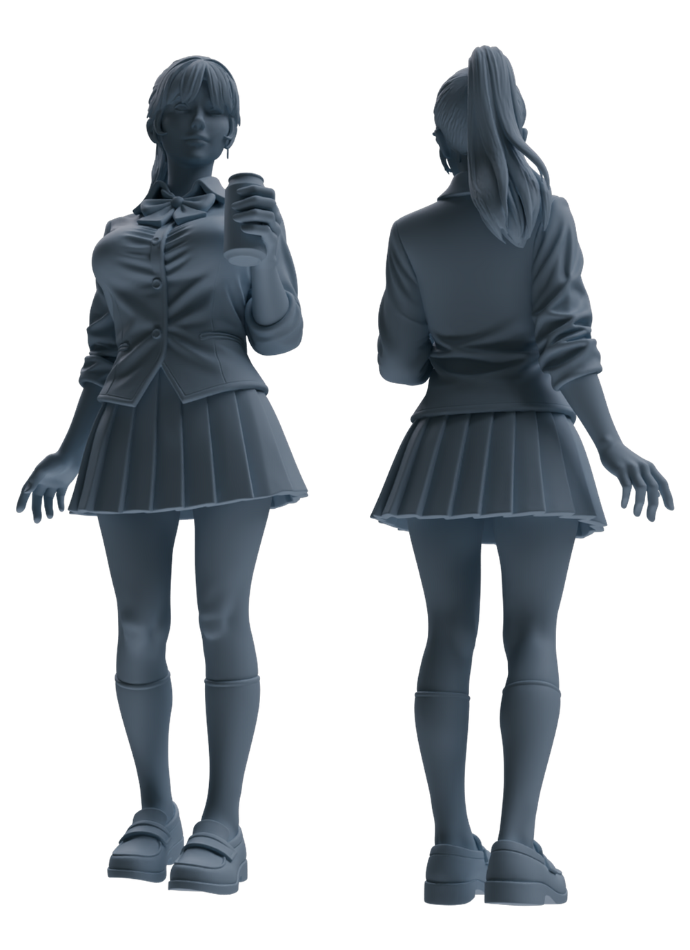 Detail view of MRY-SFW LYTR874 College Style Uniform Girl Modern Model 3 pcs Model