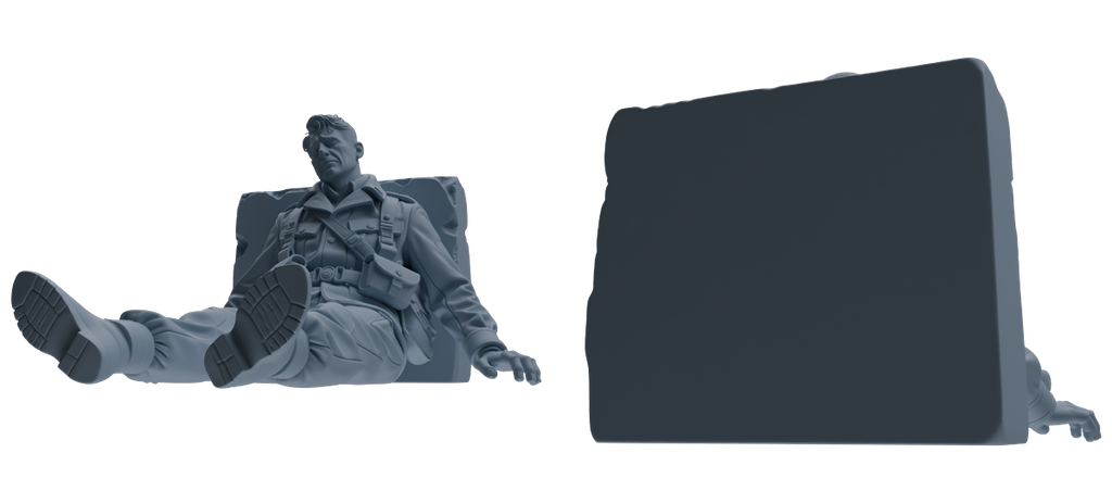 MRY-SFW SSTR192 Miniatures Soldier Model Kit Wounded Soldier Medical Pose Modern Model 6 pcs