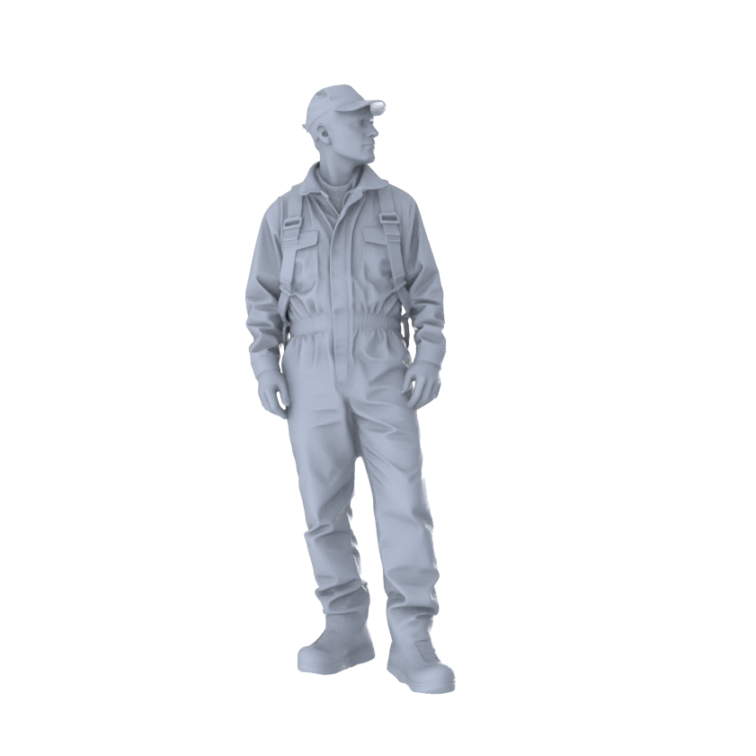 Detail view of MRY-SFW LYTR564 Modern Casual Workwear People Pose Group of 6 Miniature Car Diorama Figures Scene Props Accessories Resin Model