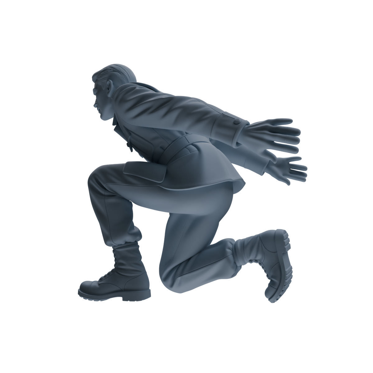 MRY-SFW SSTR185 Miniatures Soldier Model Kit Combat Engineer Soldier Pose Modern Model 4 pcs — detail view 11