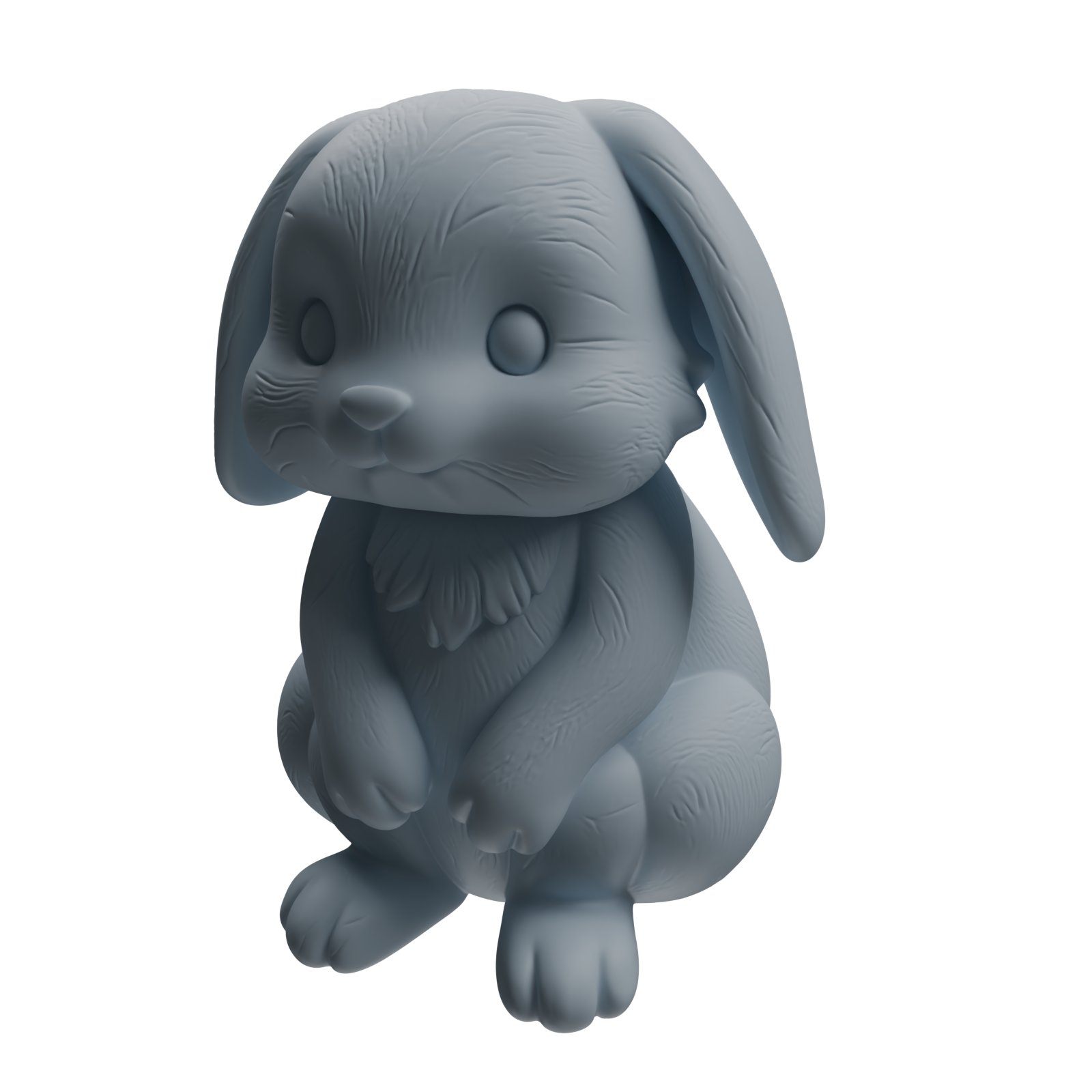 Detail view of MRY-SFW LYTR1047 Cartoon Rabbit Animal Modern Model 4 pcs Model
