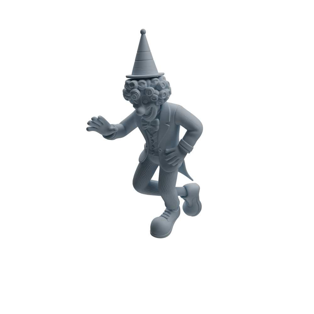 Detail view of MRY-SFW LYTR1054 Clown Character Modern Model 4 pcs Model