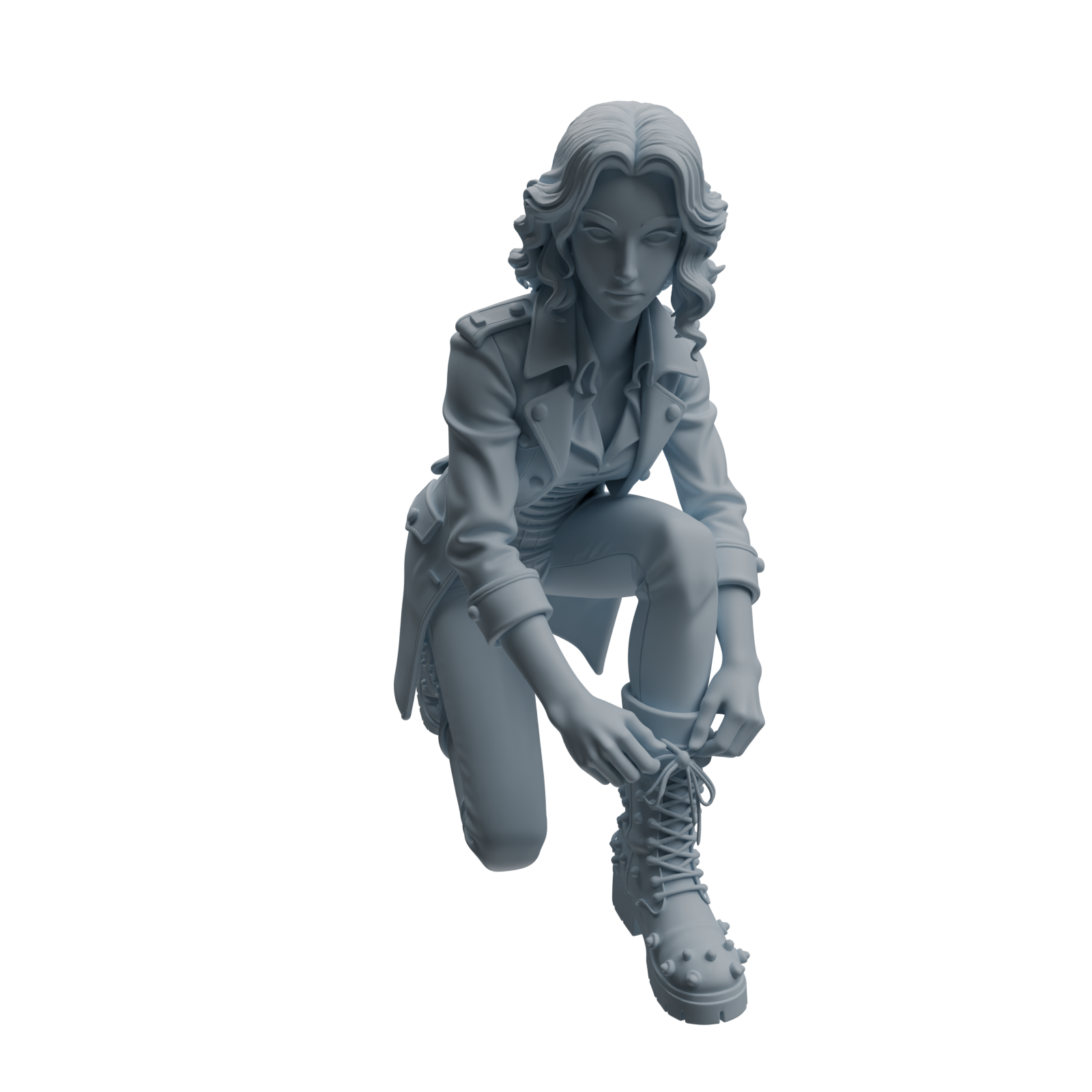 Detail view of MRY-SFW LYTR1096 Female Pirate Character Modern Model 4 pcs Model