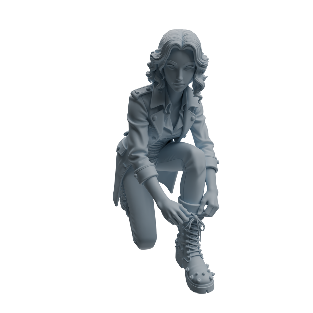 Detail view of MRY-SFW LYTR1096 Female Pirate Character Modern Model 4 pcs Model