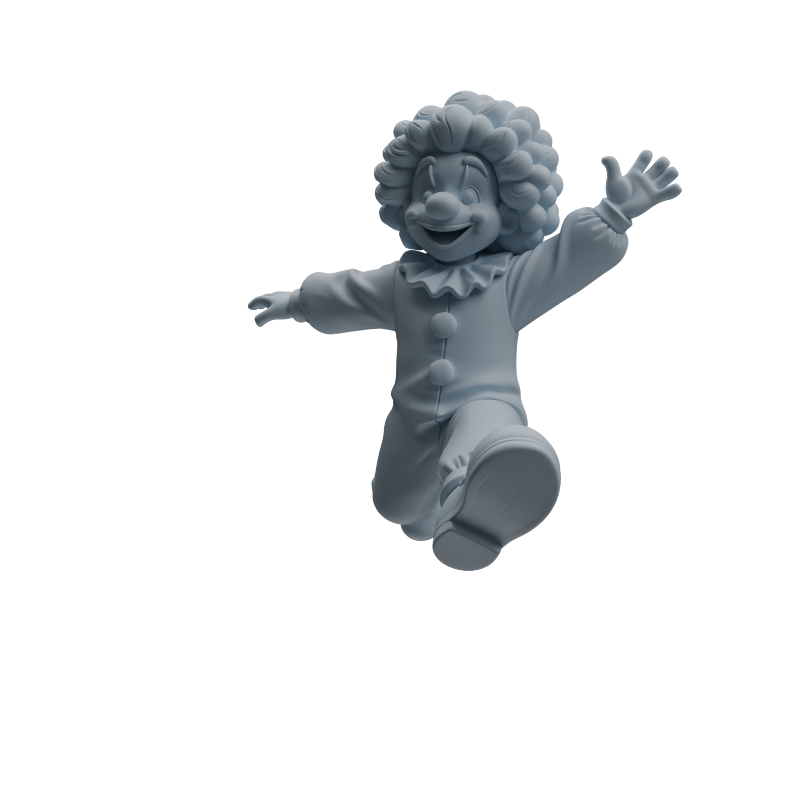 Detail view of MRY-SFW LYTR1055 Carnival Clown Style Character Modern Model 4 pcs Model