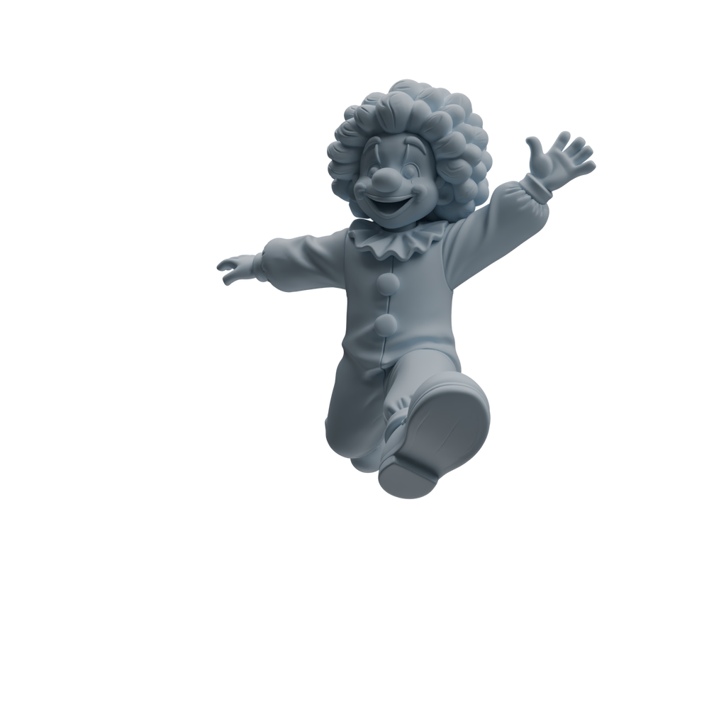 Detail view of MRY-SFW LYTR1055 Carnival Clown Style Character Modern Model 4 pcs Model