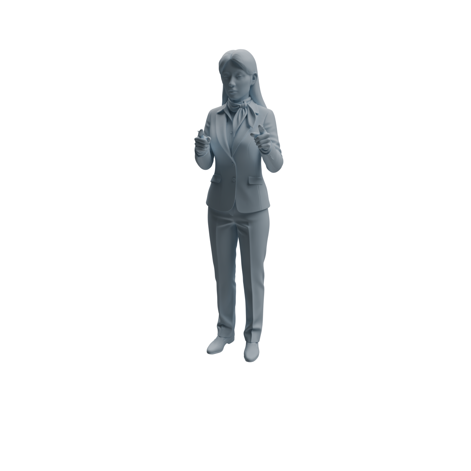 Detail view of MRY-SFW LYTR963 Workplace Speaker Lecturer Character Modern Model 4 pcs Model