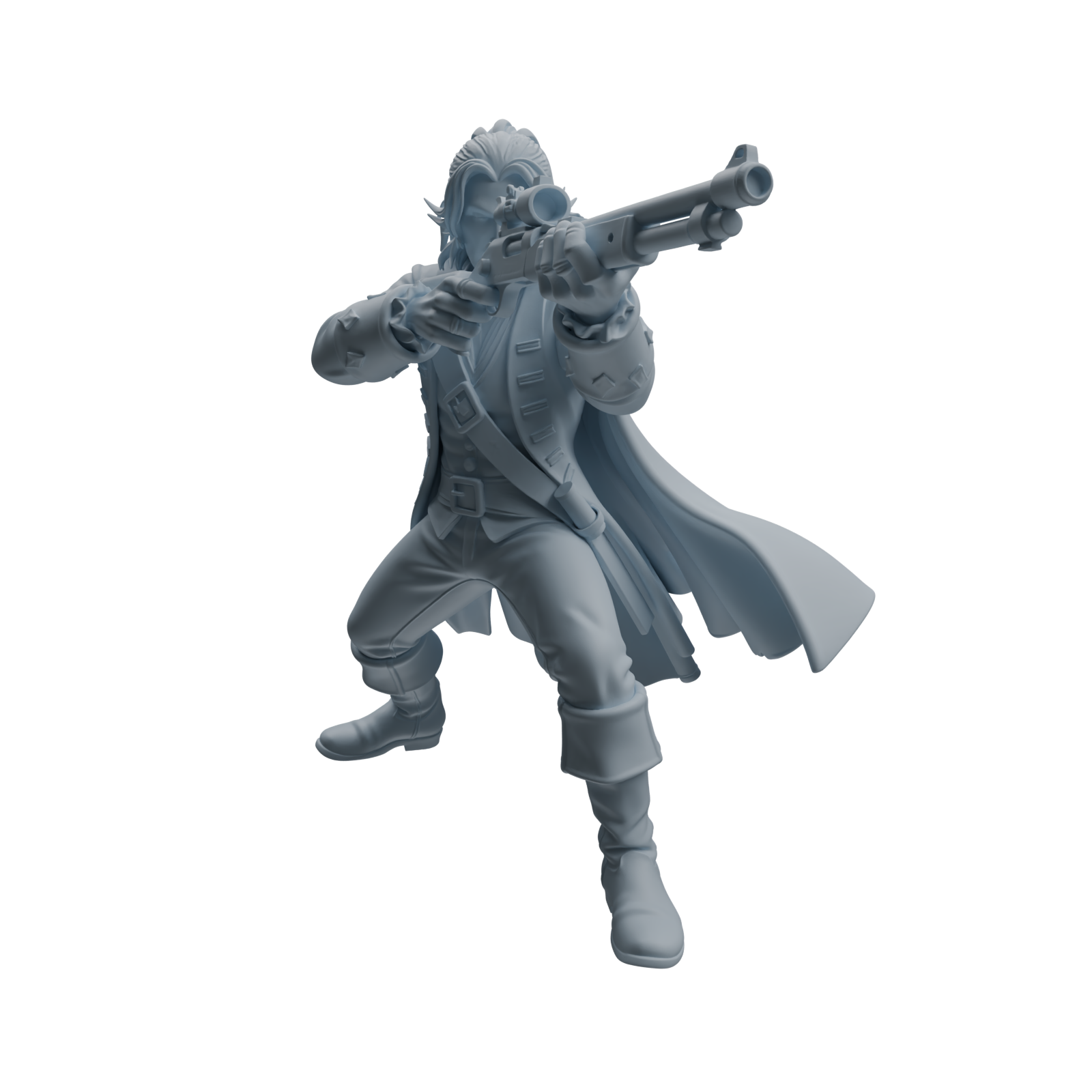 Detail view of MRY-SFW LYTR1097 Combat Pose Pirate Character Modern Model 4 pcs Model