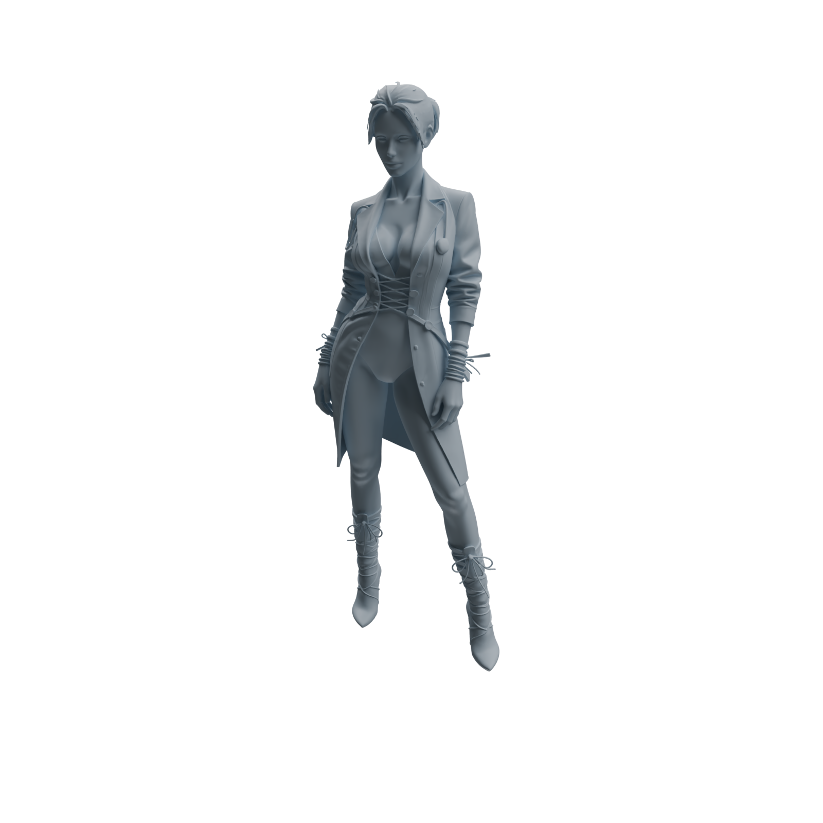 Detail view of MRY-SFW LYTR998 Doctor Theme Character Modern Model 4 pcs Model