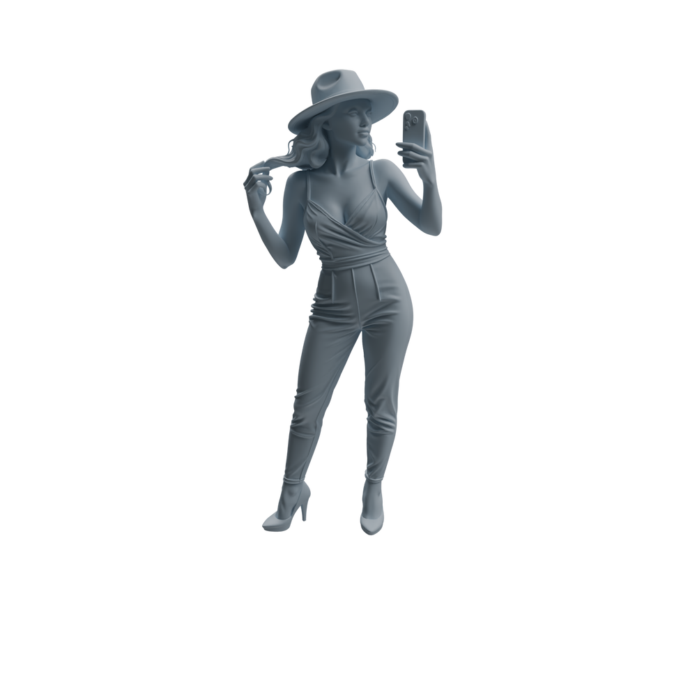 Detail view of MRY-SFW LYTR942 Selfie Woman Character Modern Model 4 pcs Model