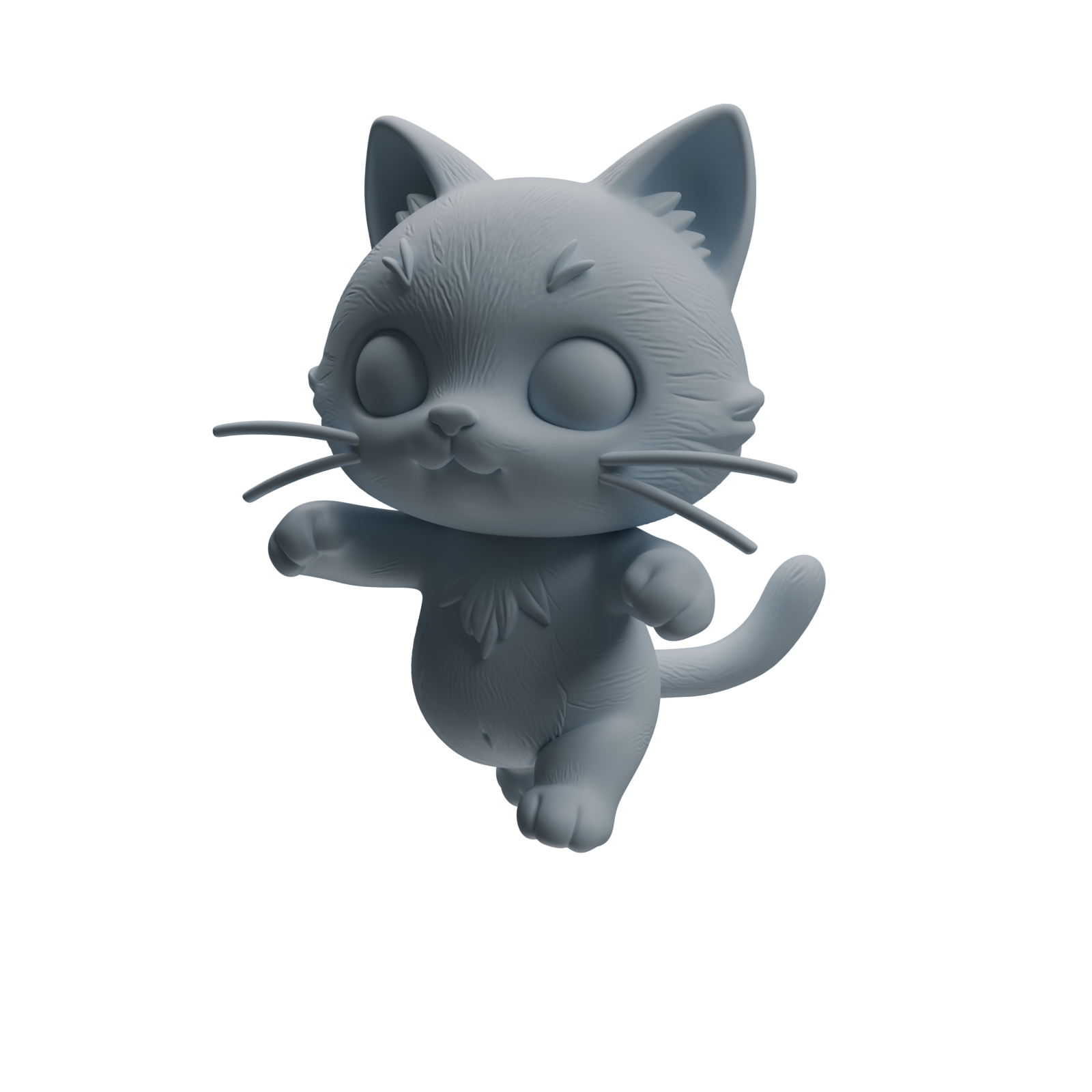 Detail view of MRY-SFW LYTR1048 Cartoon Bear & Cat Animal Modern Model 4 pcs Model