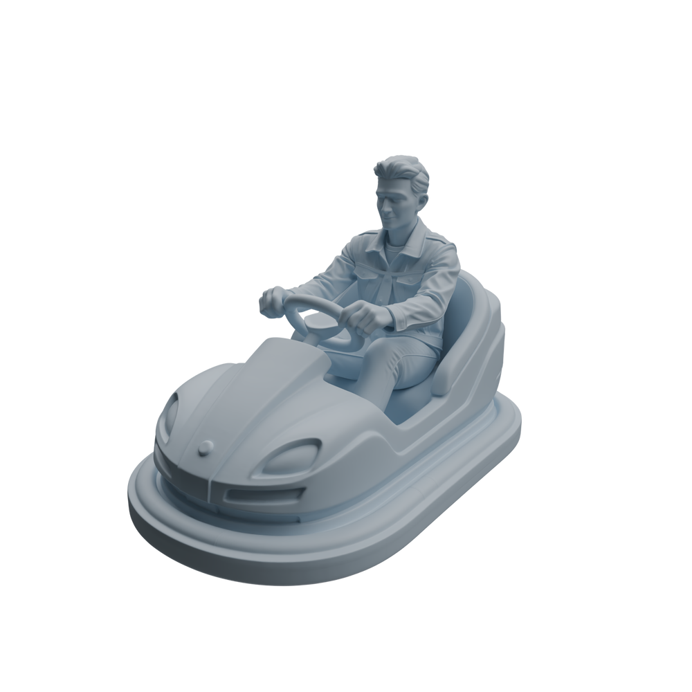 Detail view of MRY-SFW LYTR1046 Amusement Park Bumper Car Adult Character Modern Model 4 pcs Model