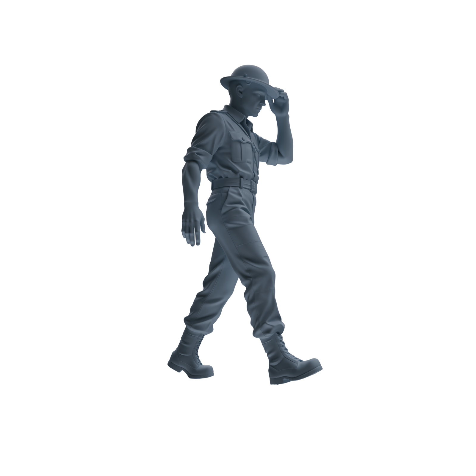 MRY-SFW SSTR178 Miniatures Soldier Model Kit Resting Soldier Pose Modern Model 6 pcs