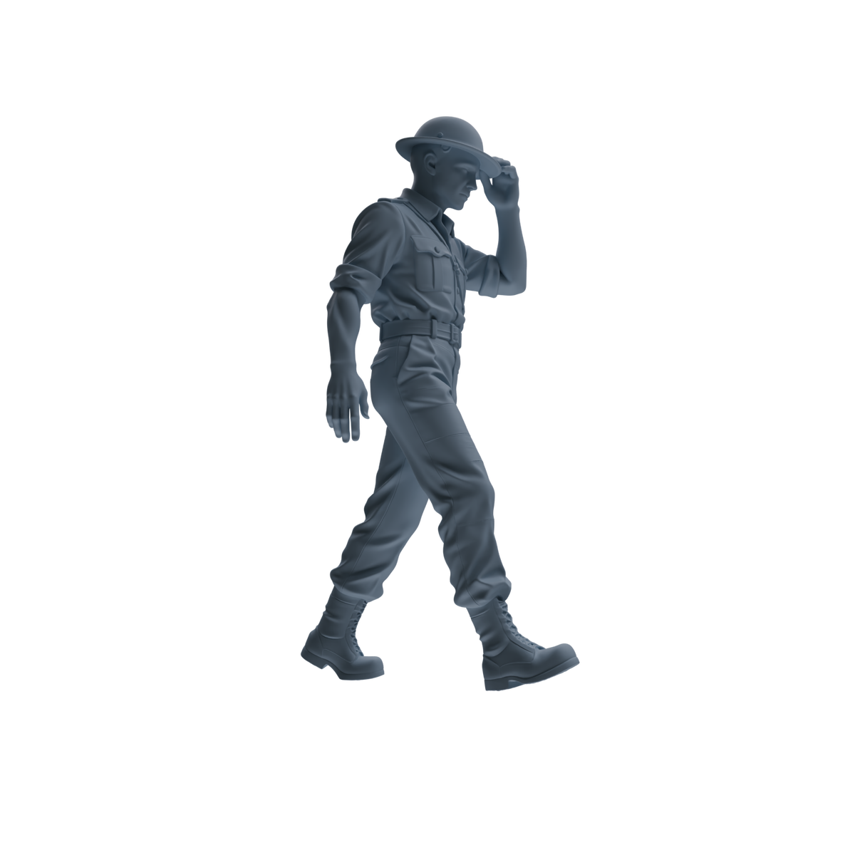MRY-SFW SSTR178 Miniatures Soldier Model Kit Resting Soldier Pose Modern Model 6 pcs — detail view 12