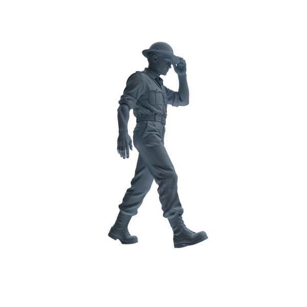 MRY-SFW SSTR178 Miniatures Soldier Model Kit Resting Soldier Pose Modern Model 6 pcs