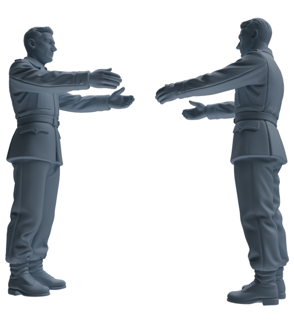 MRY-SFW SSTR190 Miniatures Soldier Model Kit Demolition Command Soldier Pose Modern Model 4 pcs