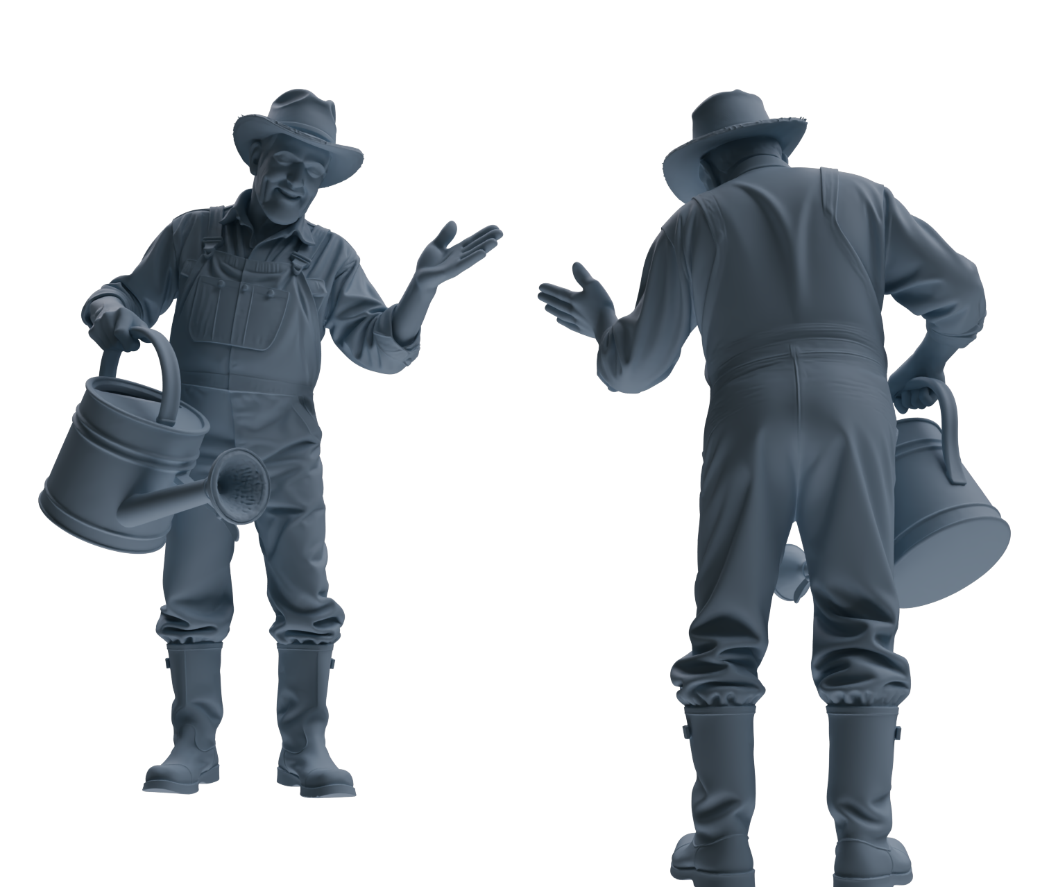 Detail view of MRY-SFW LYTR899 Workwear Worker Man Modern Model 4 pcs Model