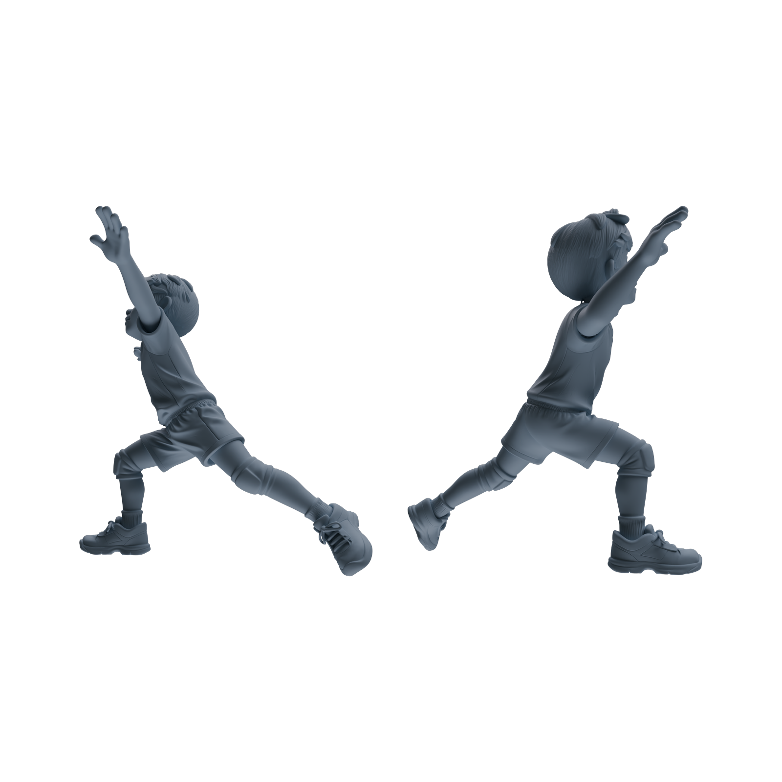 Detail view of MRY-SFW LYTR819 Child Basketball Player Figure Modern Model 6 pcs Miniature Car Diorama Figures Scene Props Accessories Resin Model