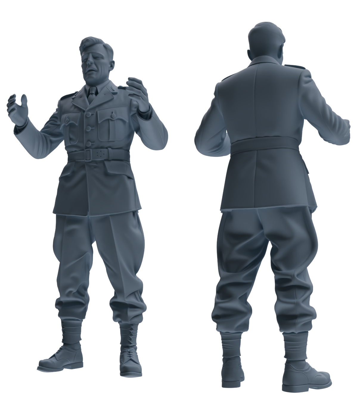 MRY-SFW SSTR198 Surrender Injured Soldier Pose Modern Model 4 pcs