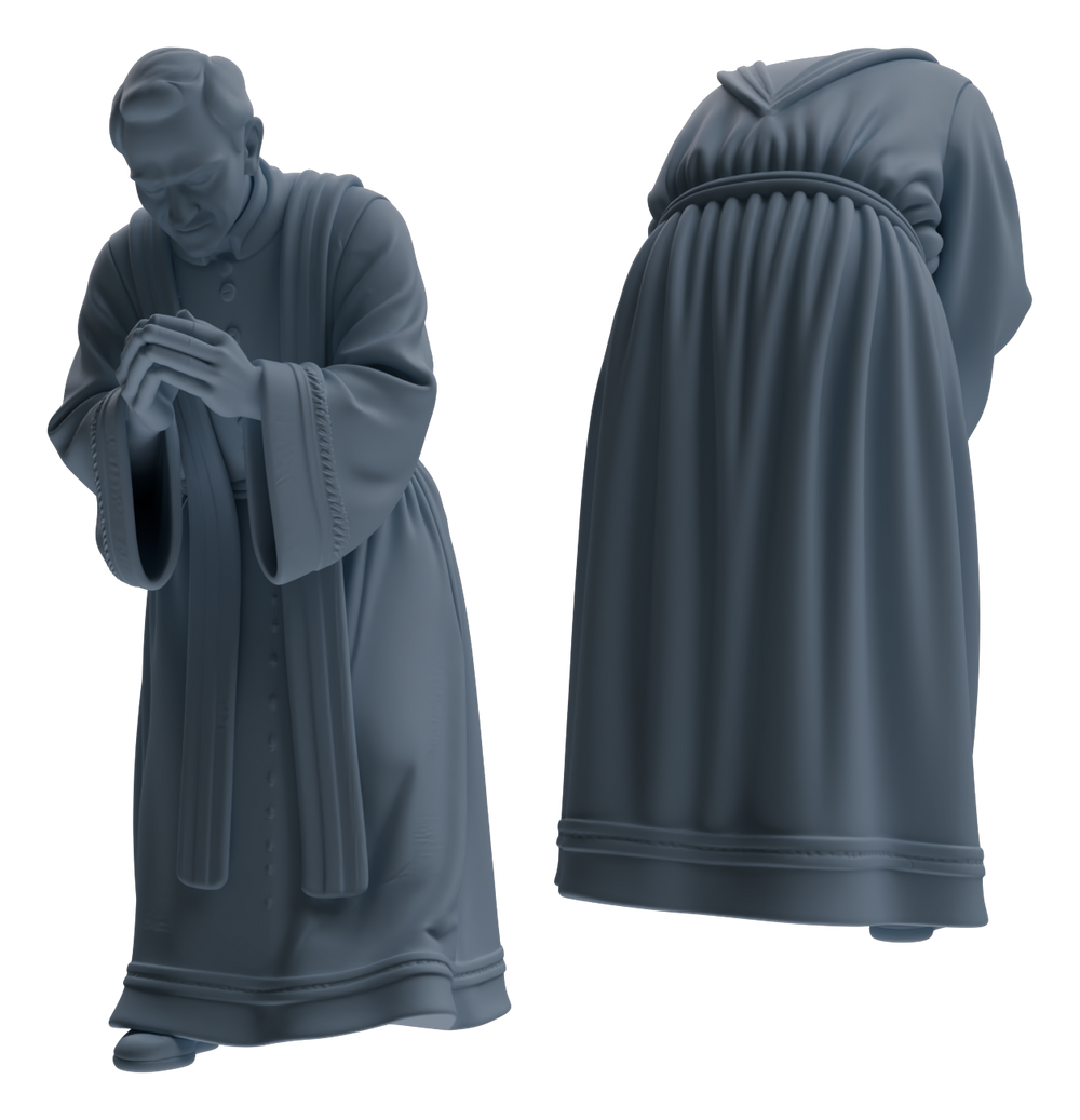 Detail view of MRY-SFW LYTR919 Religious Clergy Multi-pose Modern Model 3 pcs Model