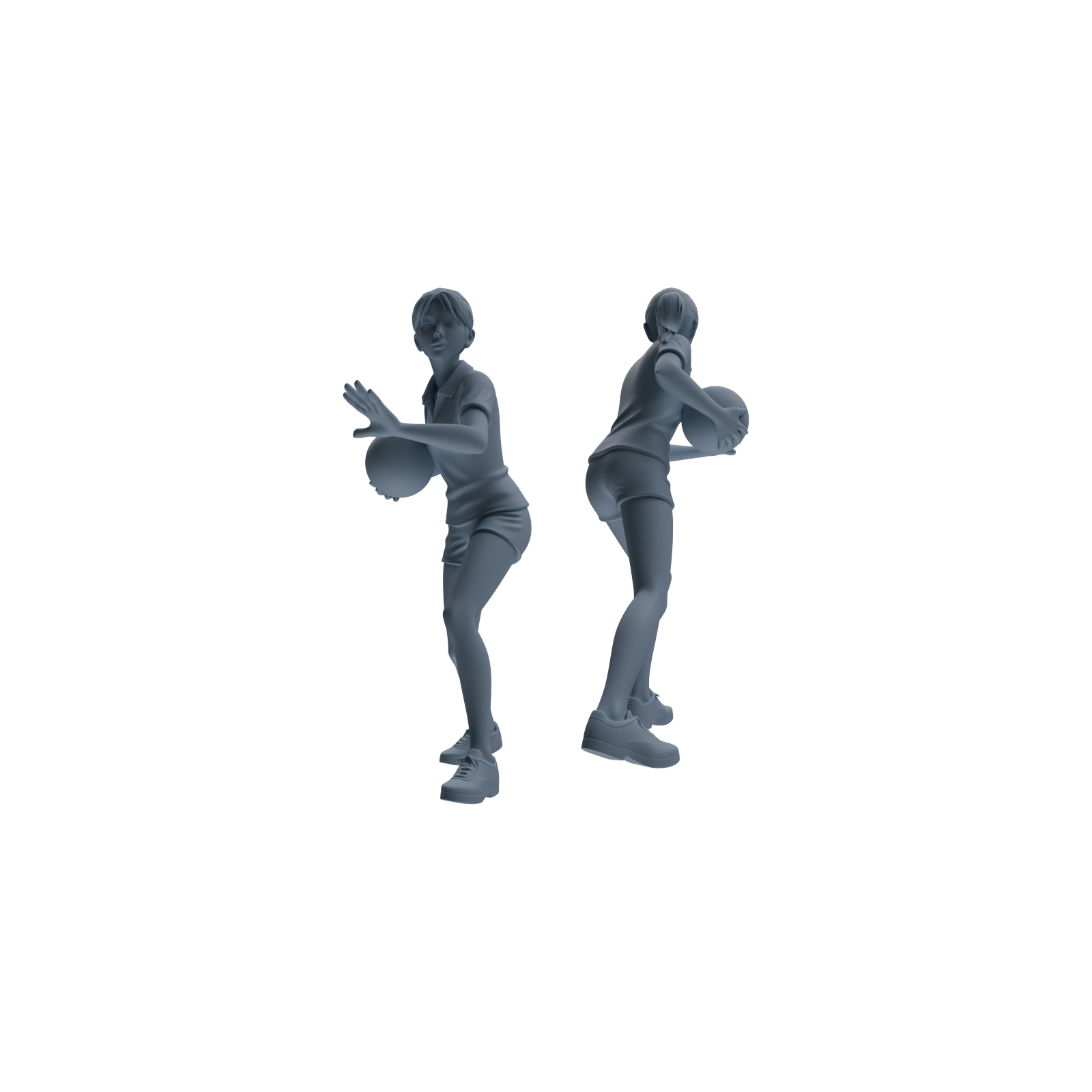 Detail view of MRY-SFW LYTR797 Bowling Figure Modern Model 6 pcs Miniature Car Diorama Figures Scene Props Accessories Resin Model