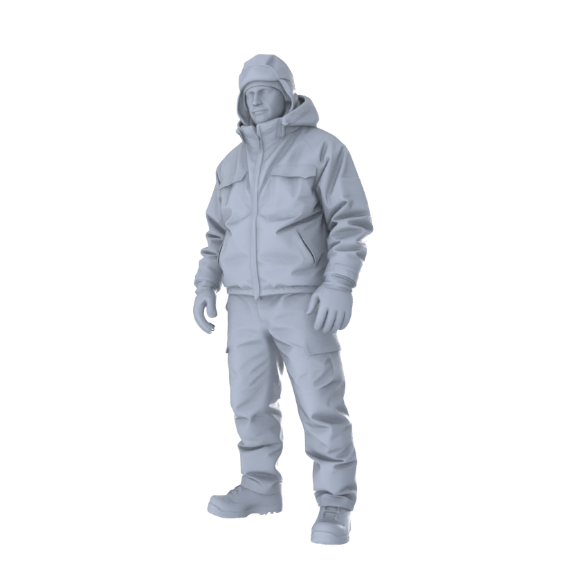 Detail view of MRY-SFW LYTR564 Modern Casual Workwear People Pose Group of 6 Miniature Car Diorama Figures Scene Props Accessories Resin Model