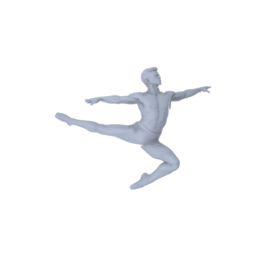 Detail view of MRY-SFW LYTR548 Modern Stage Ballet Dancers Pose Group of 5 Miniature Car Diorama Figures Scene Props Accessories Resin Model