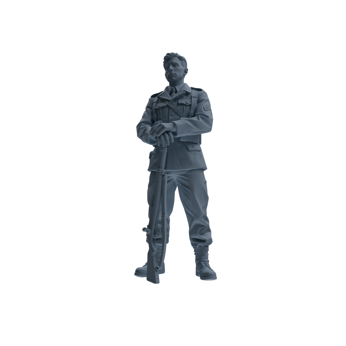 MRY-SFW SSTR178 Miniatures Soldier Model Kit Resting Soldier Pose Modern Model 6 pcs — detail view 15