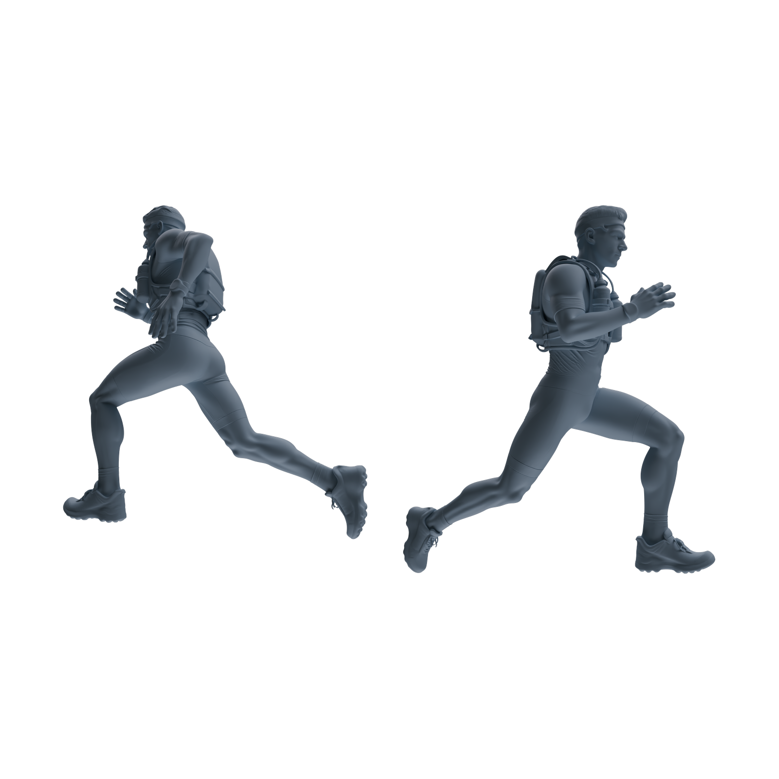Detail view of MRY-SFW LYTR821 Outdoor Running Athlete Figure Modern Model 6 pcs Miniature Car Diorama Figures Scene Props Accessories Resin Model