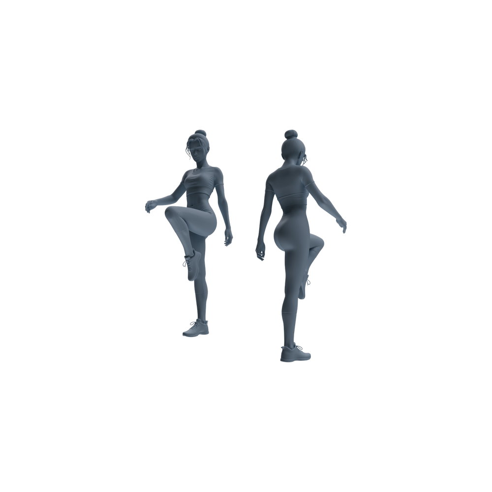 Detail view of MRY-SFW LYTR810 Female Yoga Figure Modern Model 5 pcs Miniature Car Diorama Figures Scene Props Accessories Resin Model