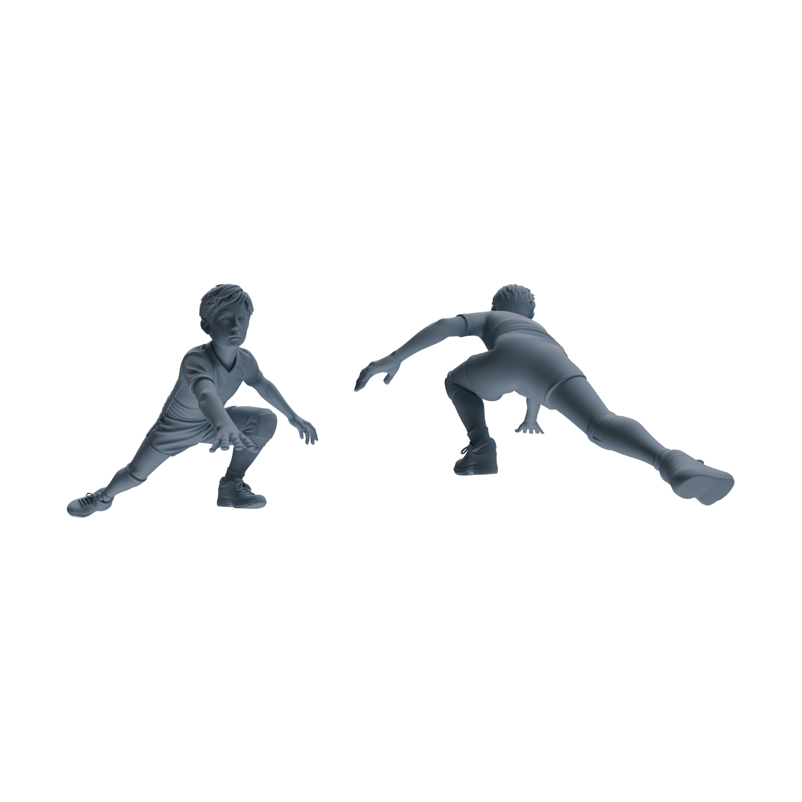 Detail view of MRY-SFW LYTR819 Child Basketball Player Figure Modern Model 6 pcs Miniature Car Diorama Figures Scene Props Accessories Resin Model