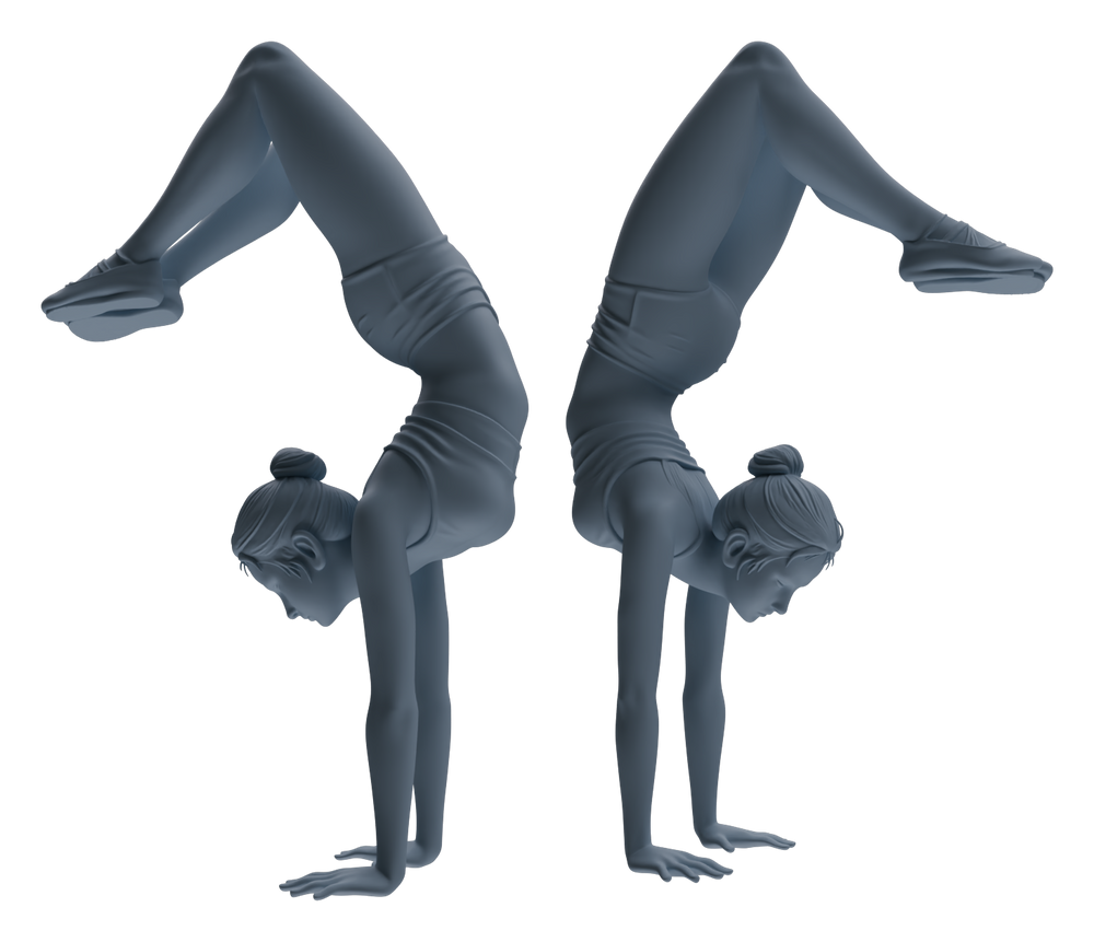 Detail view of MRY-SFW LYTR830 Yoga Female Athlete Figure Modern Model 6 pcs Miniature Car Diorama Figures Scene Props Accessories Resin Model