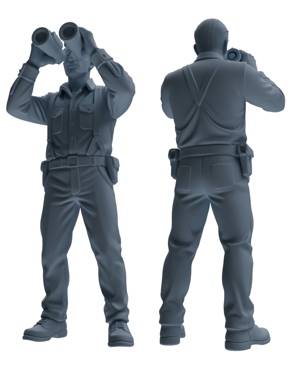 MRY-SFW SSTR188 Miniatures Soldier Model Kit Multi-Functional Recon Soldier Pose Modern Model 5 pcs