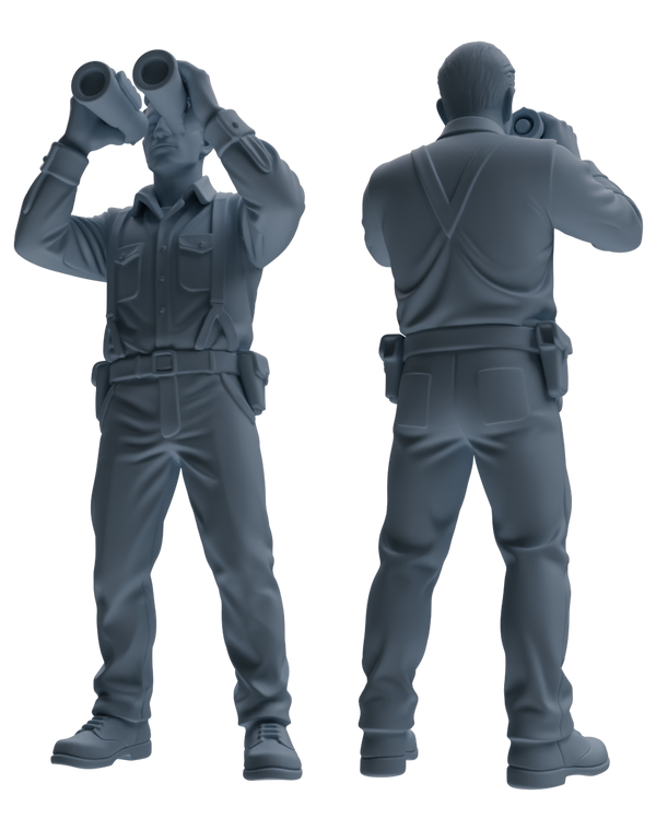 MRY-SFW SSTR188 Miniatures Soldier Model Kit Multi-Functional Recon Soldier Pose Modern Model 5 pcs