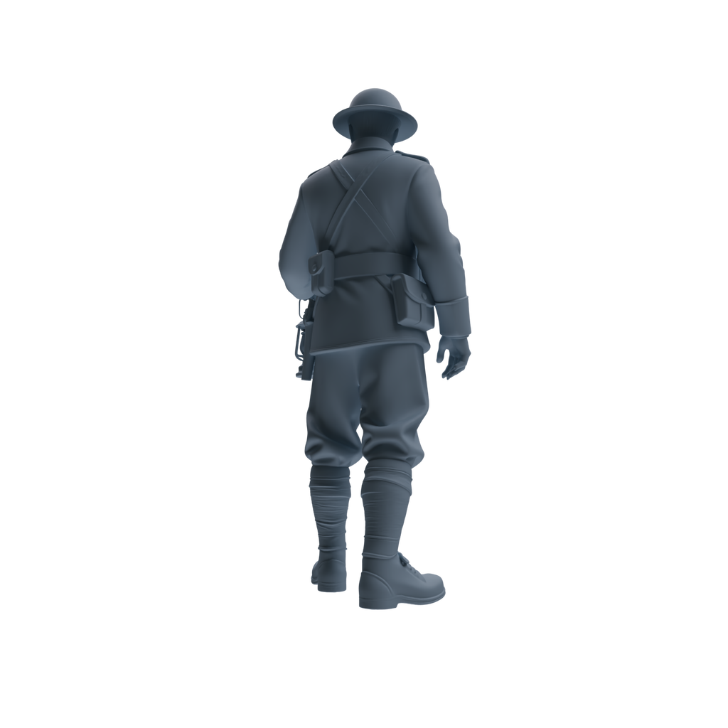 MRY-SFW SSTR177 Miniatures Soldier Model Kit Combat Engineer Soldier Modern Model 6 pcs