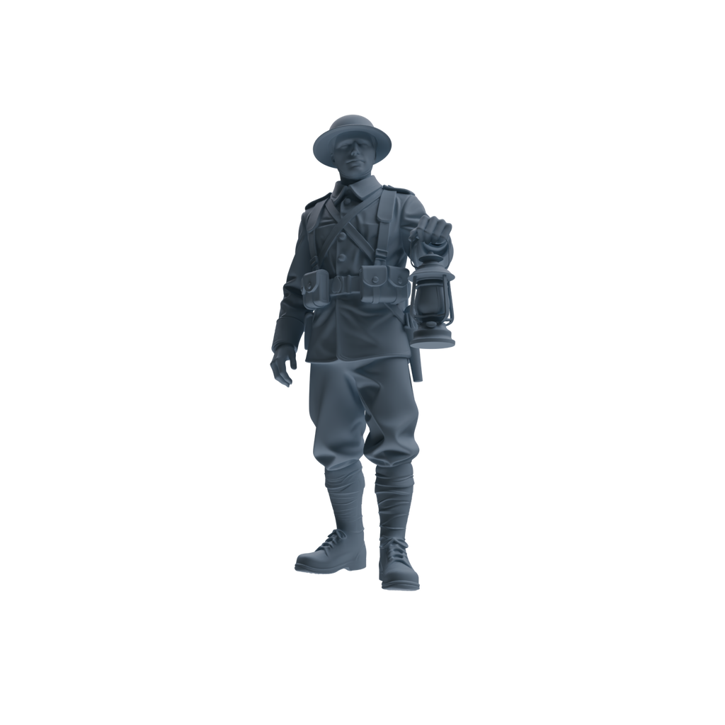 MRY-SFW SSTR177 Miniatures Soldier Model Kit Combat Engineer Soldier Modern Model 6 pcs