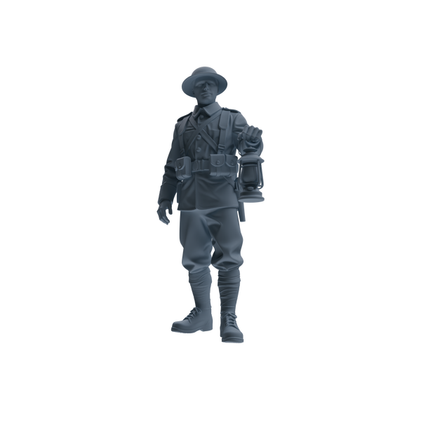 MRY-SFW SSTR177 Miniatures Soldier Model Kit Combat Engineer Soldier Modern Model 6 pcs