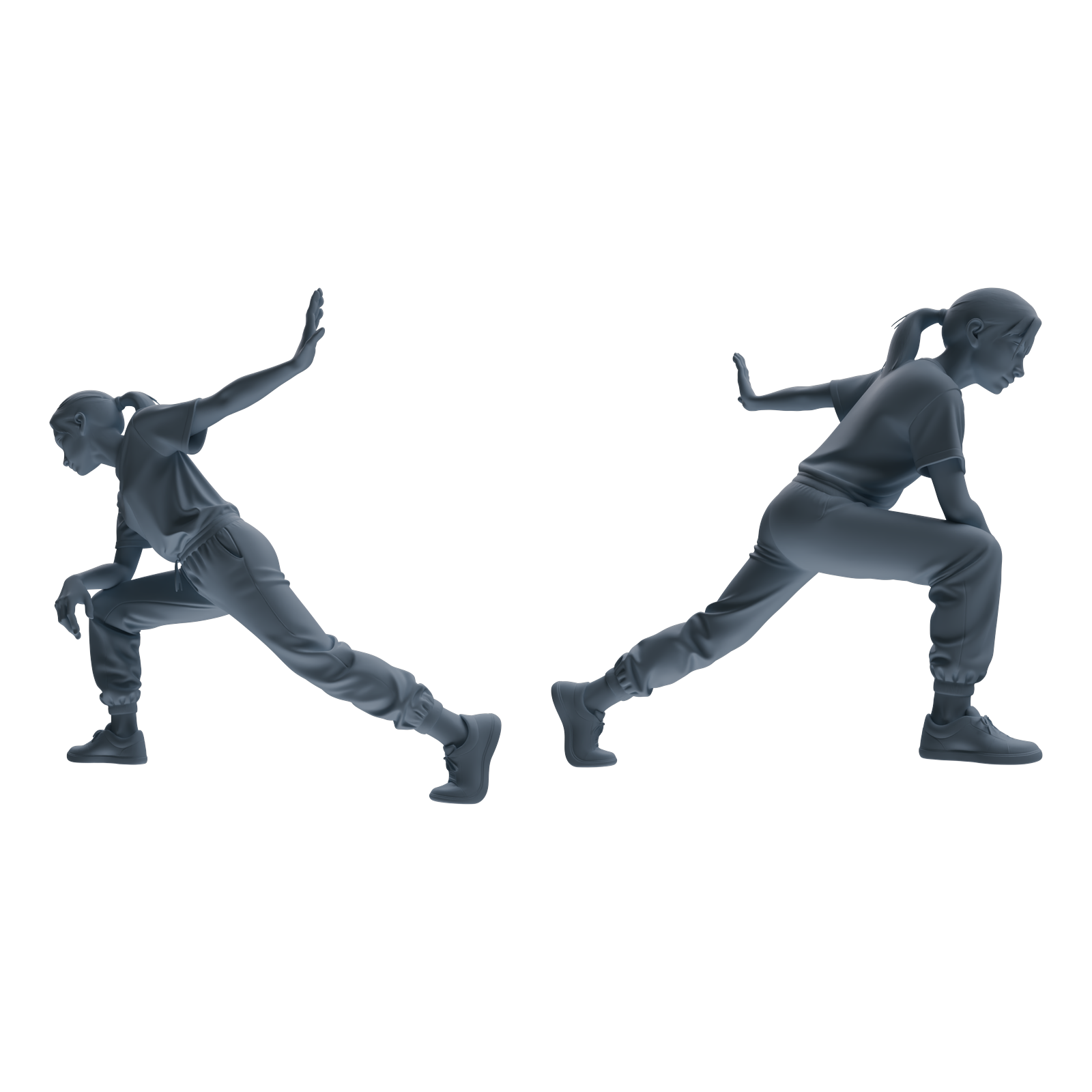 Detail view of MRY-SFW LYTR820 Stretching Athlete Figure Modern Model 6 pcs Miniature Car Diorama Figures Scene Props Accessories Resin Model