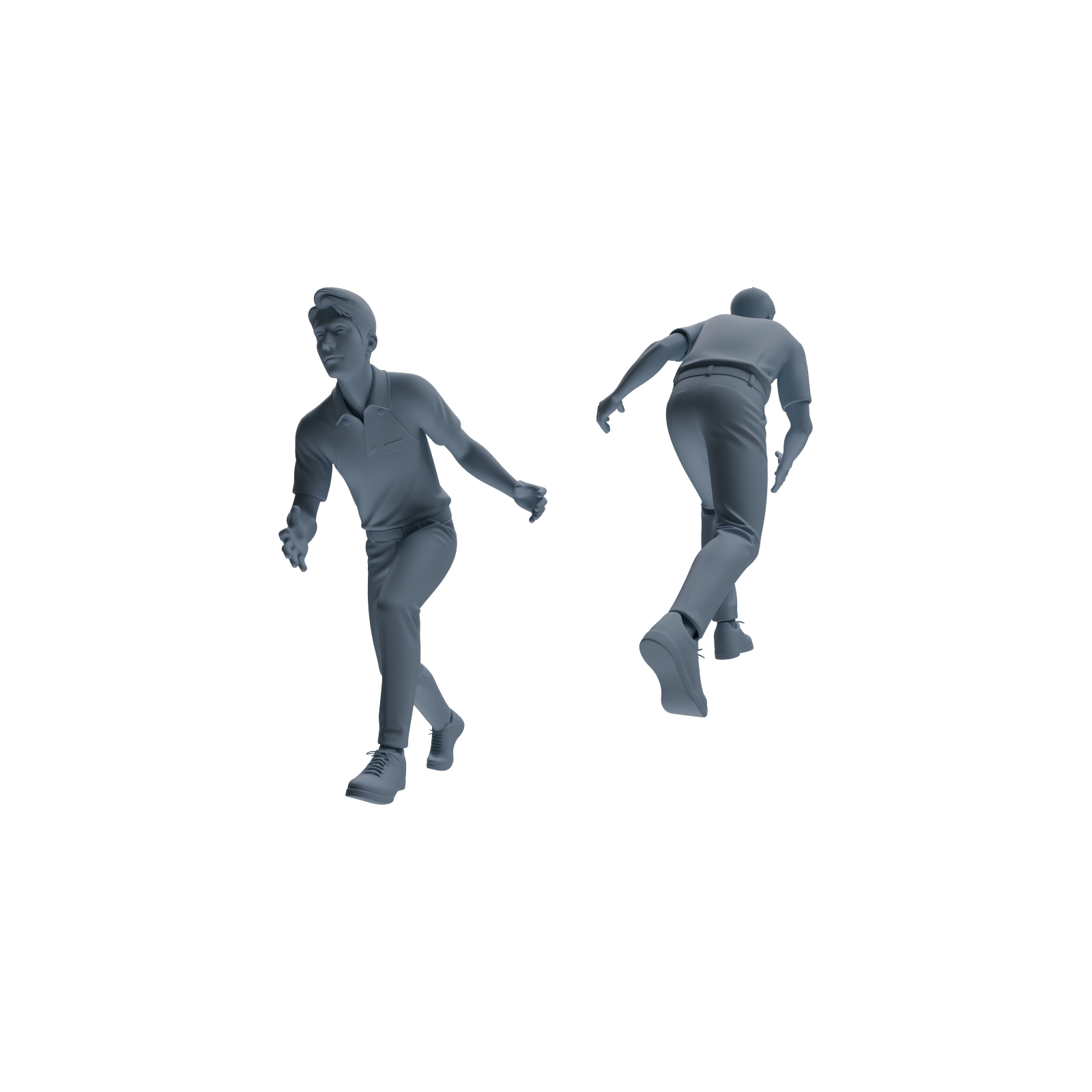 Detail view of MRY-SFW LYTR797 Bowling Figure Modern Model 6 pcs Miniature Car Diorama Figures Scene Props Accessories Resin Model